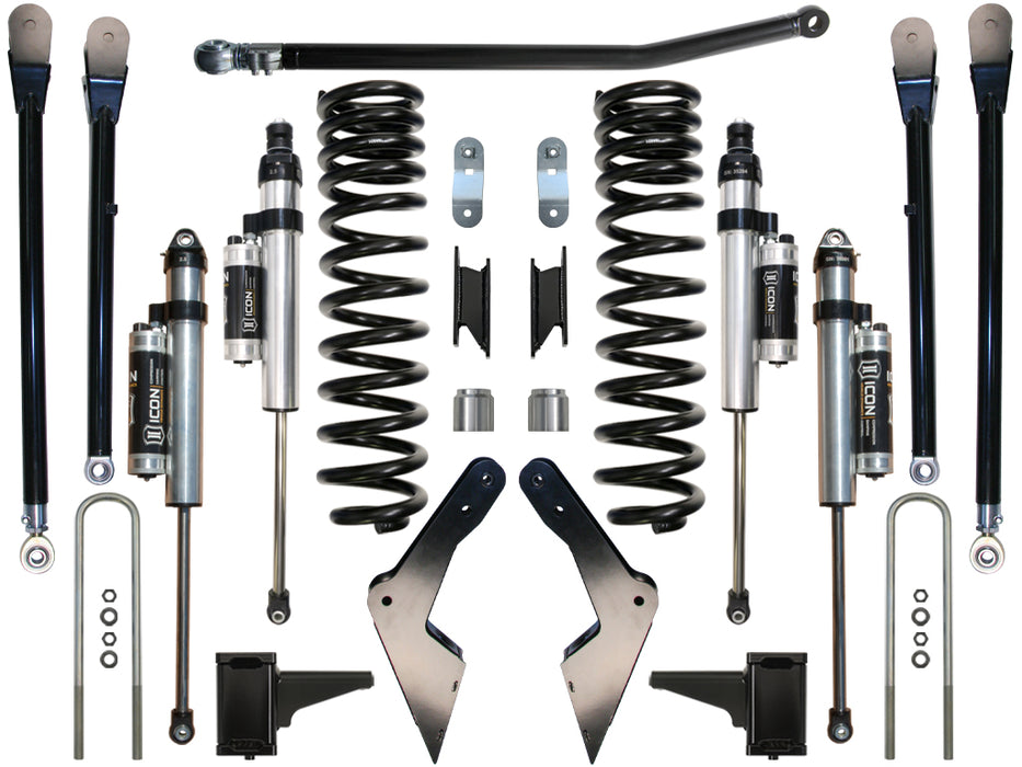 ICON Vehicle Dynamics K64553 2008-2010 FORD F250/F350 4.5" LIFT STAGE 4 SUSPENSION SYSTEM - Truck Part Superstore