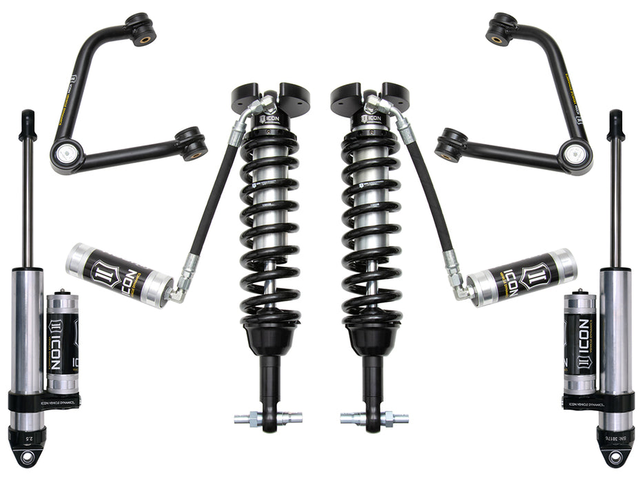 ICON Vehicle Dynamics K73063T 2019-UP GM 1500 1.5-3.5" LIFT STAGE 3 SUSPENSION SYSTEM WITH TUBULAR UCA - Truck Part Superstore