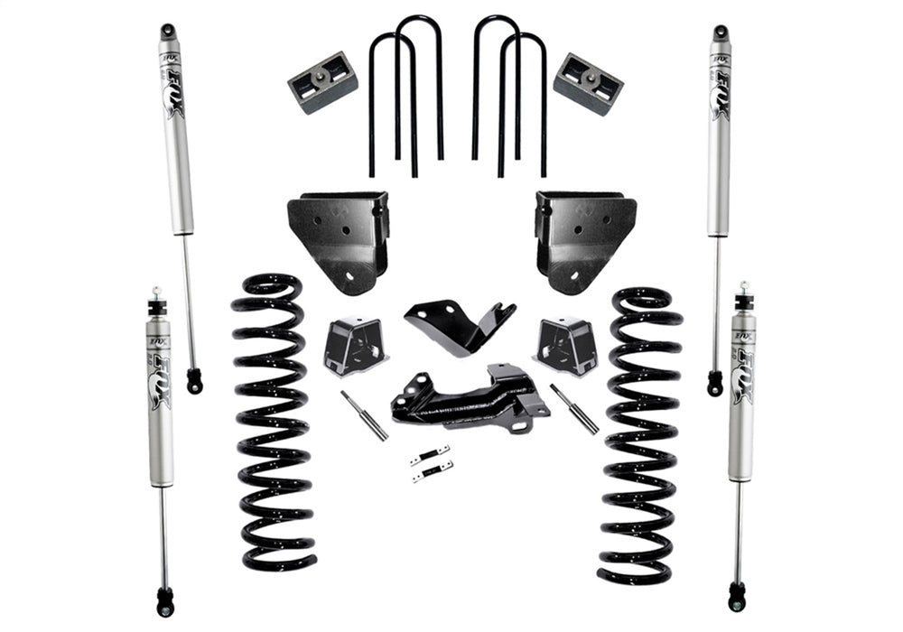Superlift K796F 4in. Lift Kit w/FOX Shocks-05-07 F250/350 4WD Dsl w/o 4Link Arms w/o RadiusArms - Truck Part Superstore