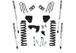 Superlift K854F 4in. Lift Kit w/FOX Shocks-08-10 F250/350 4WD Dsl w/o 4Link Arms w/o RadiusArms - Truck Part Superstore