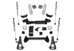 Superlift K860F 6in. Lift Kit w/FOX Shocks-01-10 Silv/Sierra 2500HD/3500HD 4WD-Knuckle Kit - Truck Part Superstore