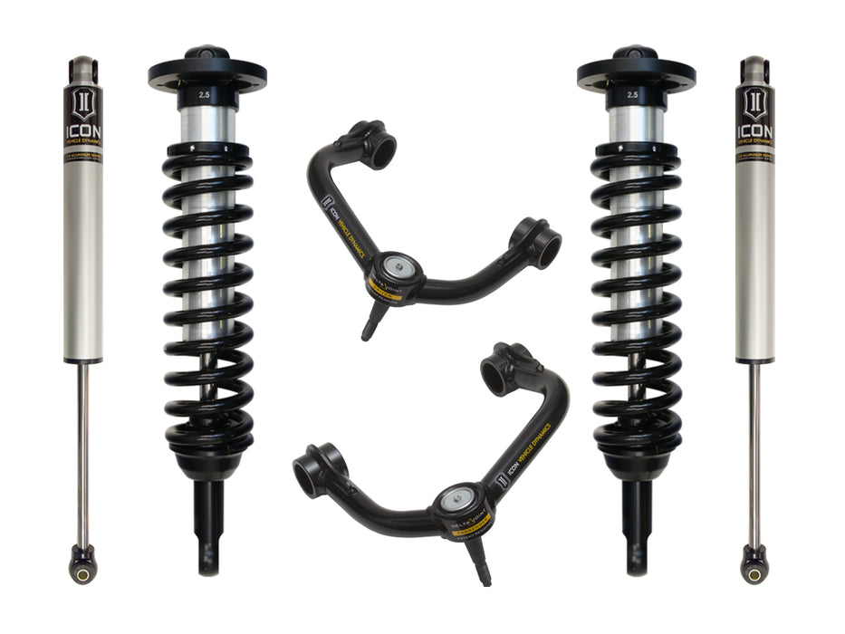 ICON Vehicle Dynamics K93002T 2009-2013 FORD F150 4WD 0-2.63" LIFT STAGE 2 SUSPENSION SYSTEM WITH TUBULAR UCA - Truck Part Superstore