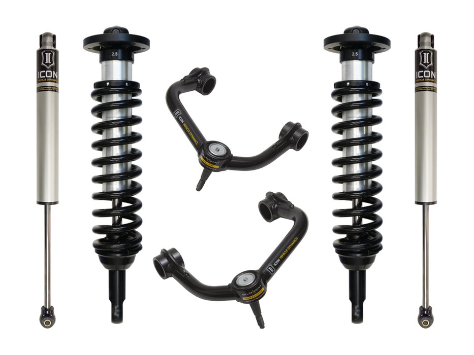 ICON Vehicle Dynamics K93011T 2009-2013 FORD F150 2WD 0-2.63" LIFT STAGE 2 SUSPENSION SYSTEM WITH TUBULAR UCA - Truck Part Superstore