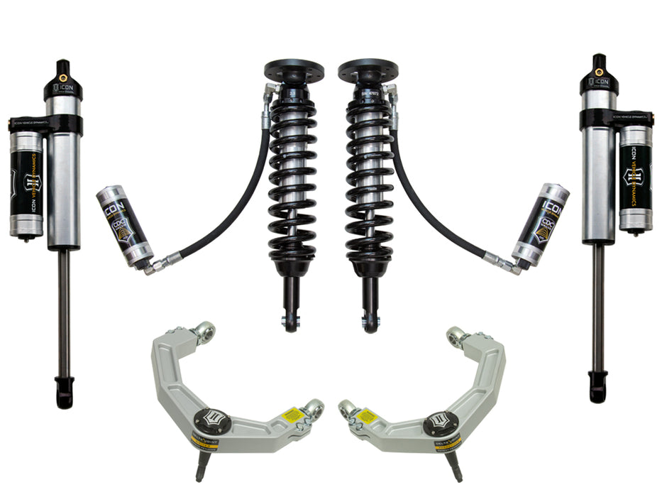 ICON Vehicle Dynamics K93013 09-13 FORD F150 2WD 1.75-2.63" STAGE 4 SUSPENSION SYSTEM W BILLET UCA - Truck Part Superstore