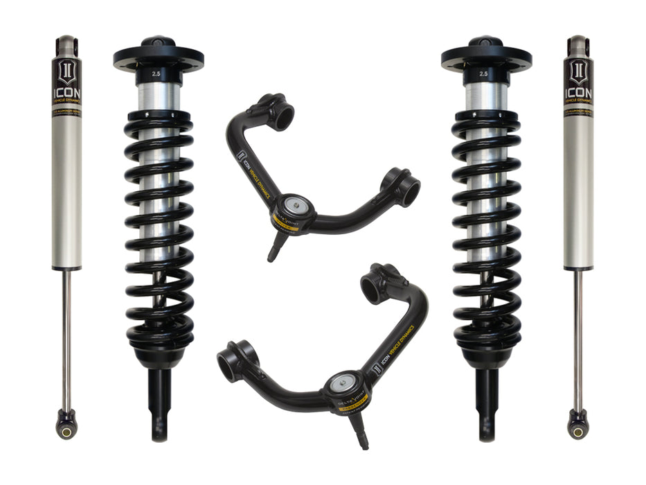 ICON Vehicle Dynamics K93021T 2004-2008 FORD F150 4WD 0-2.63" LIFT STAGE 2 SUSPENSION SYSTEM WITH TUBULAR UCA - Truck Part Superstore
