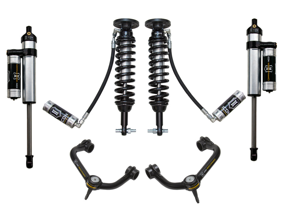 ICON Vehicle Dynamics K93064T 2014 FORD F150 4WD 1.75-2.63" LIFT STAGE 4 SUSPENSION SYSTEM WITH TUBULAR UCA - Truck Part Superstore