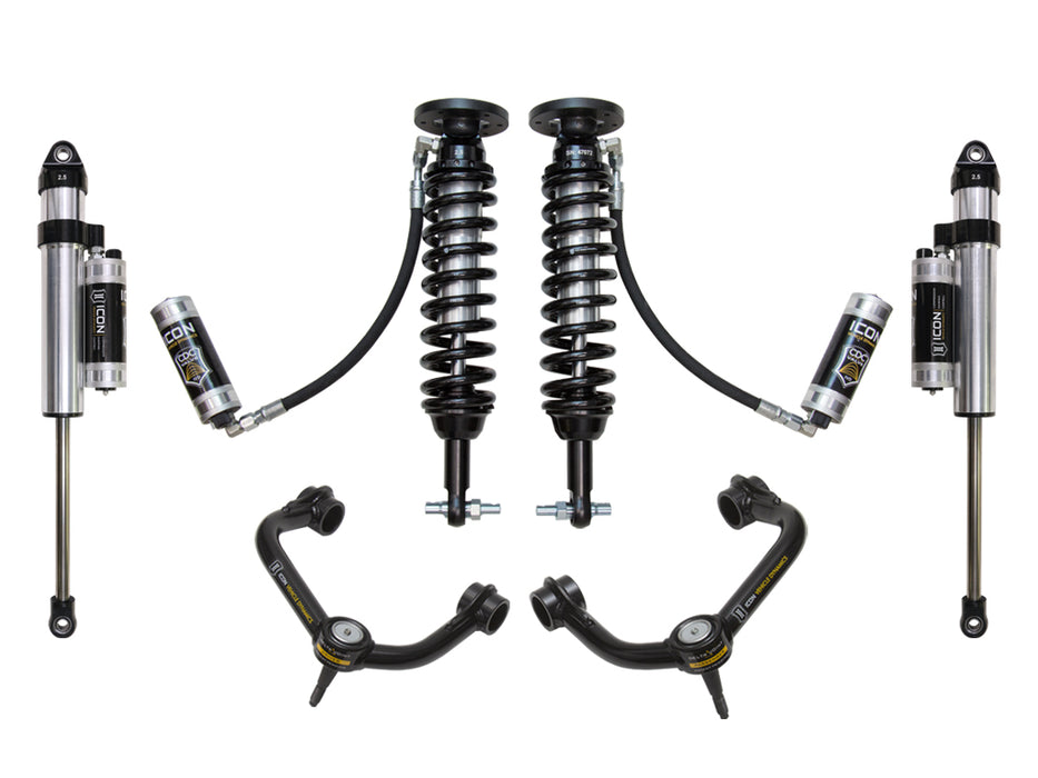 ICON Vehicle Dynamics K93065T 2014 FORD F150 4WD 1.75-2.63" LIFT STAGE 5 SUSPENSION SYSTEM WITH TUBULAR UCA - Truck Part Superstore