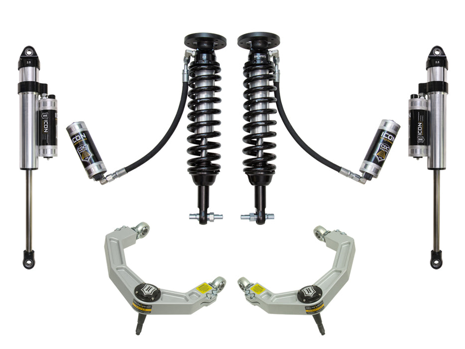 ICON Vehicle Dynamics K93065 2014 FORD F150 4WD 1.75-2.63" LIFT STAGE 5 SUSPENSION SYSTEM WITH BILLET UCA - Truck Part Superstore