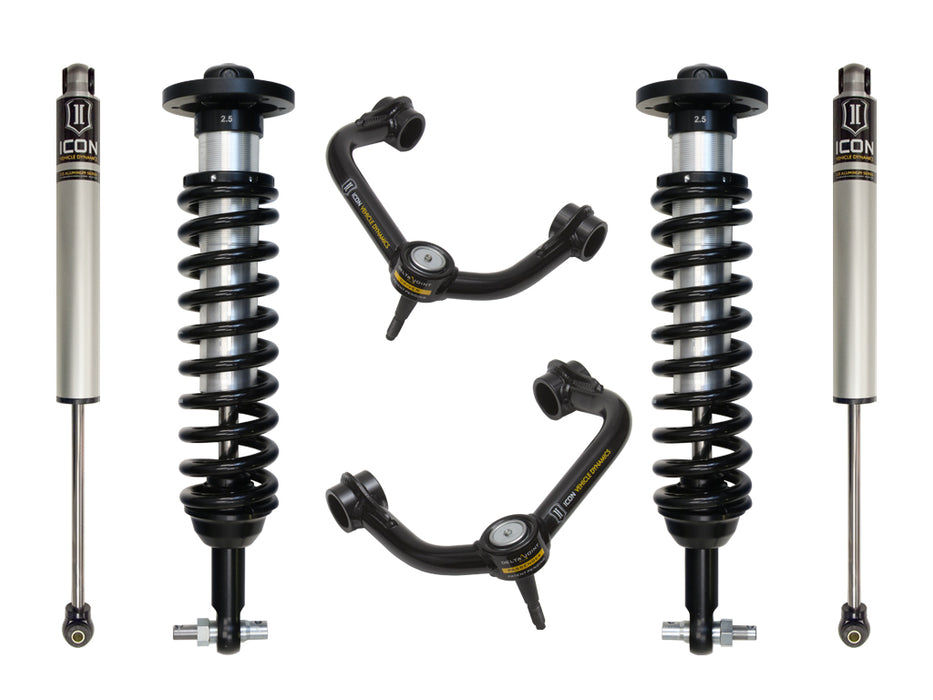 ICON Vehicle Dynamics K93072T 2014 FORD F150 2WD 0-2.63" LIFT STAGE 2 SUSPENSION SYSTEM WITH TUBULAR UCA - Truck Part Superstore