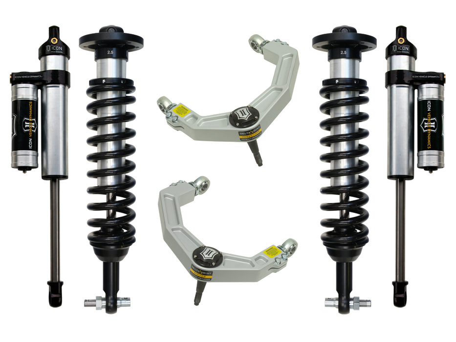 ICON Vehicle Dynamics K93073 2014 FORD F150 2WD 0-2.63" LIFT STAGE 3 SUSPENSION SYSTEM WITH BILLET UCA - Truck Part Superstore