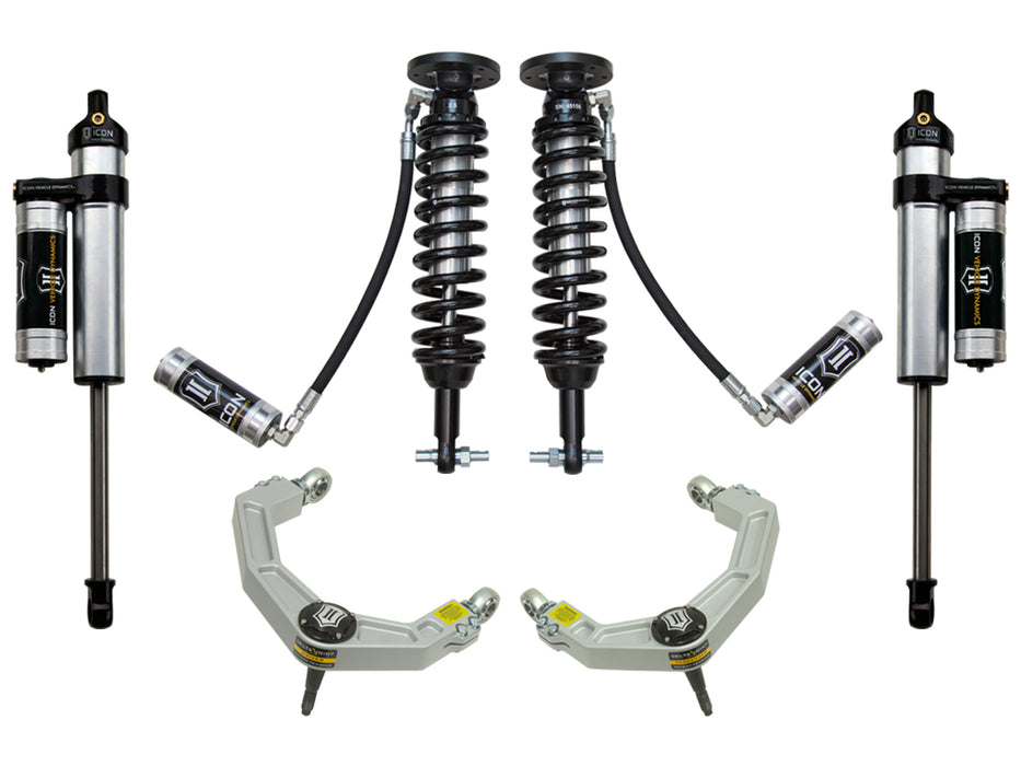 ICON Vehicle Dynamics K93074 2014 FORD F150 2WD 1.75-2.63" LIFT STAGE 4 SUSPENSION SYSTEM WITH BILLETUCA - Truck Part Superstore