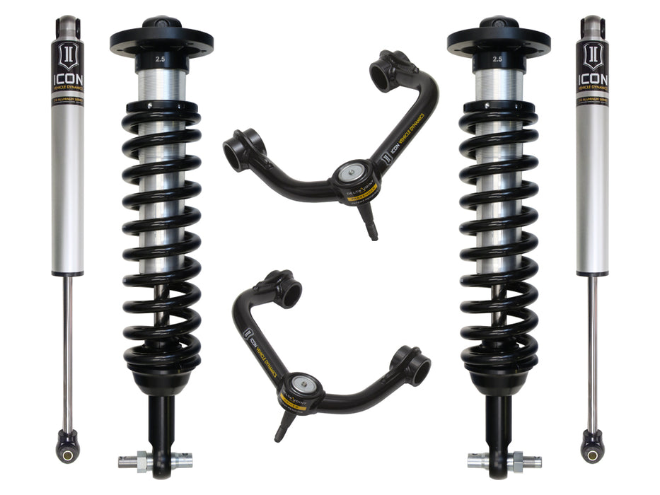ICON Vehicle Dynamics K93082T 2015-2020 FORD F-150 4WD 0-2.63" LIFT STAGE 2 SUSPENSION SYSTEM WITH TUBULAR UCA - Truck Part Superstore