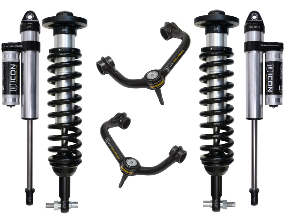 ICON Vehicle Dynamics K93083T 2015-2020 FORD F-150 4WD 0-2.63" LIFT STAGE 3 SUSPENSION SYSTEM WITH TUBULAR UCA - Truck Part Superstore
