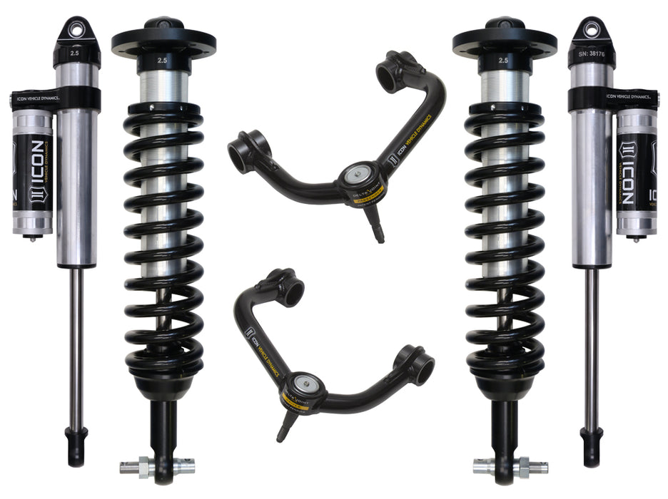 ICON Vehicle Dynamics K93093T 2015-2020 FORD F150 2WD 0-3" LIFT STAGE 3 SUSPENSION SYSTEM WITH TUBULAR UCA - Truck Part Superstore