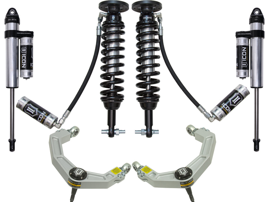 ICON Vehicle Dynamics K93094 2015-2020 FORD F150 2WD 1.75-3" LIFT STAGE 4 SUSPENSION SYSTEM WITH BILLET UCA - Truck Part Superstore