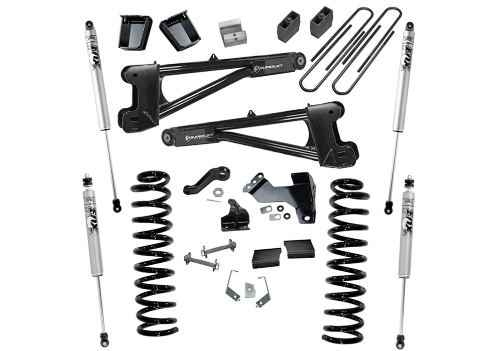 Superlift K989F 6in. Lift Kit w/FOX Shocks-11-16 F250/350 4WD Diesel w/Replacement Radius Arms - Truck Part Superstore