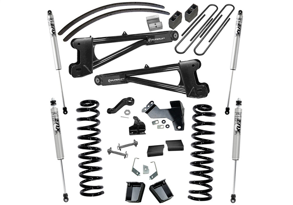 Superlift K991F 8in. Lift Kit w/FOX Shocks-11-16 F250/350 4WD Diesel w/Radius Arms - Truck Part Superstore