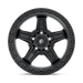 Fuel 1PC D69717907545 D697 17X9 5X5.0 MT-BLK -12MM - Truck Part Superstore