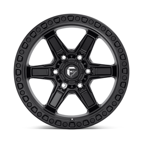 Fuel 1PC D69717908445 D697 17X9 6X5.5 MT-BLK -12MM - Truck Part Superstore