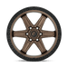 Fuel 1PC D69920908450 D699 20X9 6X5.5 MT-BRNZ-BBR 1MM - Truck Part Superstore