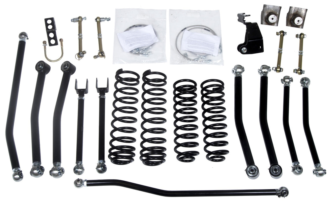 Daystar KJ09175BK 07-17 Jeep Wrangler JK 3 Inch Low Center of Gravity Lift Kit Front and Rear Daystar - Truck Part Superstore