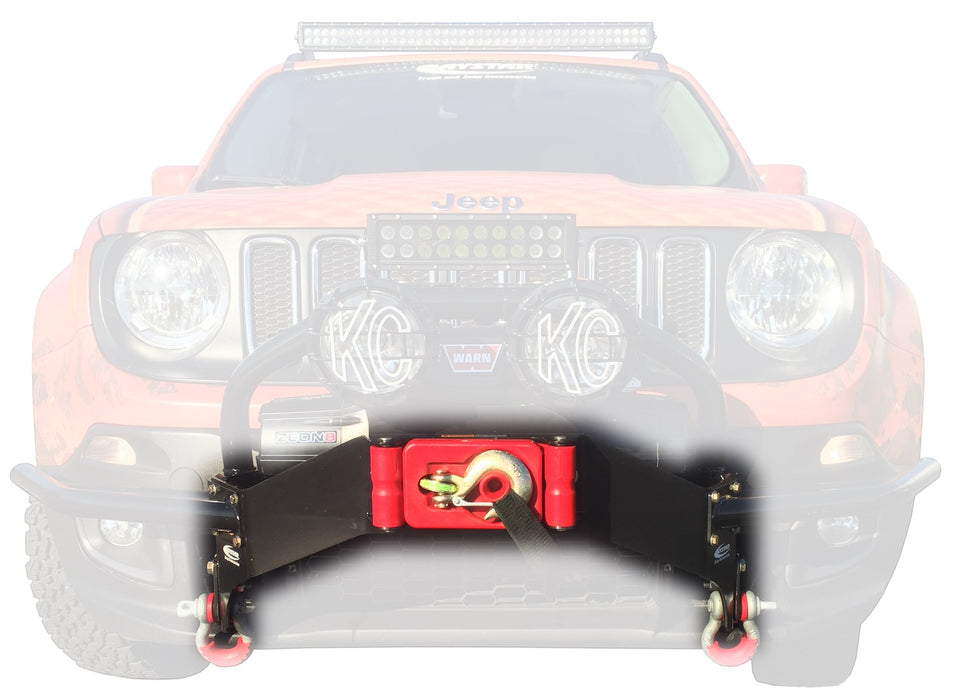 Daystar KJ50000BK Jeep Renegade Latitude Winch Bumper 15-18 Jeep Renegade Wil Not Fit Trailhawk Daystar - Truck Part Superstore