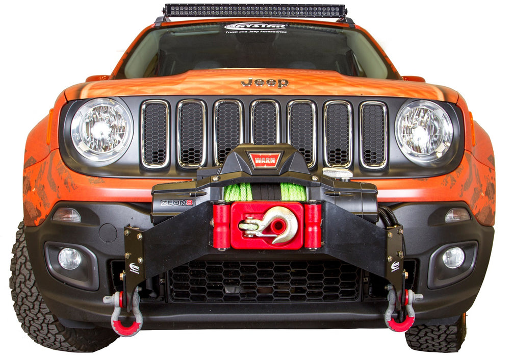 Daystar KJ50004BK Jeep Renegade Winch Bumper 15-18 Jeep Renegade Trailhawk Model Only Daystar - Truck Part Superstore