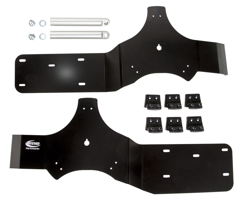 Daystar KJ50020BK 15-16 Jeep Renegade Cam Can Rear Tailgate Mounting System Cam Cans Sold Separately Daystar - Truck Part Superstore