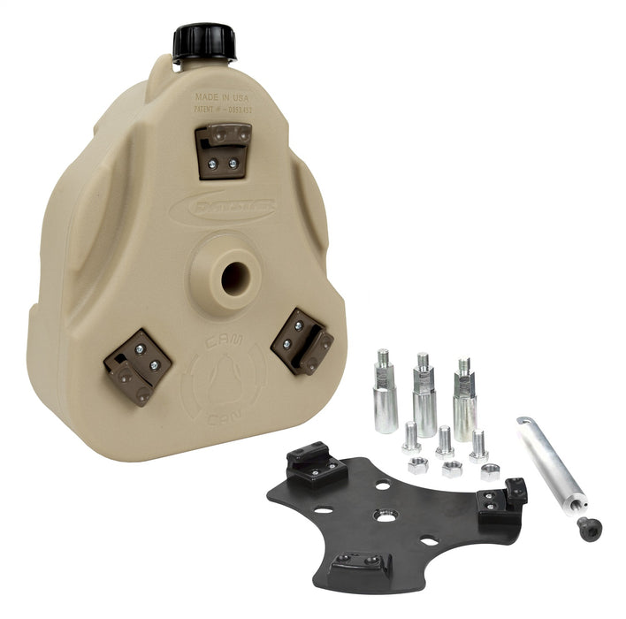 Daystar KJ71035TN 76-86 Jeep CJ Cam Can Kit Tan Non-Flammable Liquids W/ Spout Daystar - Truck Part Superstore