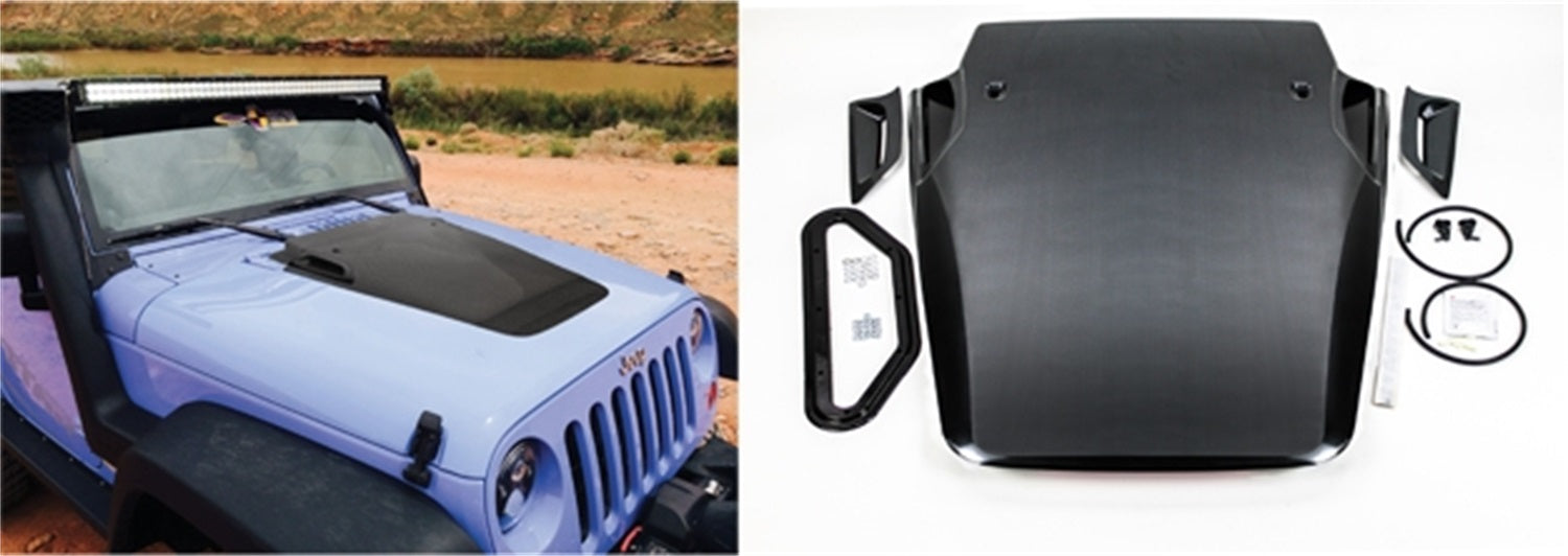 Daystar KJ71050CF Hood Cowl; Carbon Fiber; - Truck Part Superstore