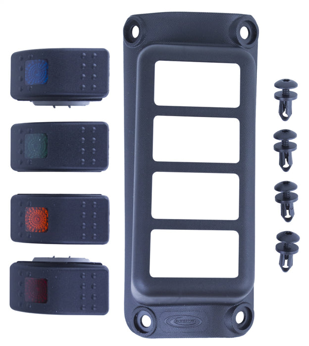 Daystar KJ71056BK 07-18 Jeep Wrangler JK A-Pillar Switch Pod W/ Switches Daystar - Truck Part Superstore