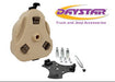 Daystar KJ72001TN 46-75 Jeep CJ Cam Can Trail Box W/ Spare Tire Mount Tan Daystar - Truck Part Superstore