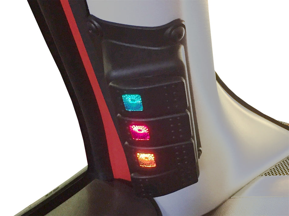 Daystar KJ81001BK 15-17 Jeep Renegade A-Pillar Switch Pod W/ Switches Daystar - Truck Part Superstore
