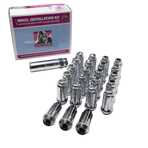 Gorilla Automotive KJPSL-14150BGR 23-PK 14-1.50 JEEP SPLINE WIK+LOCKS BLK - Truck Part Superstore