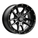 KMC KM10079035412N KM100 17X9 5X5.0/5.5 S-BLK GTCC -12MM - Truck Part Superstore