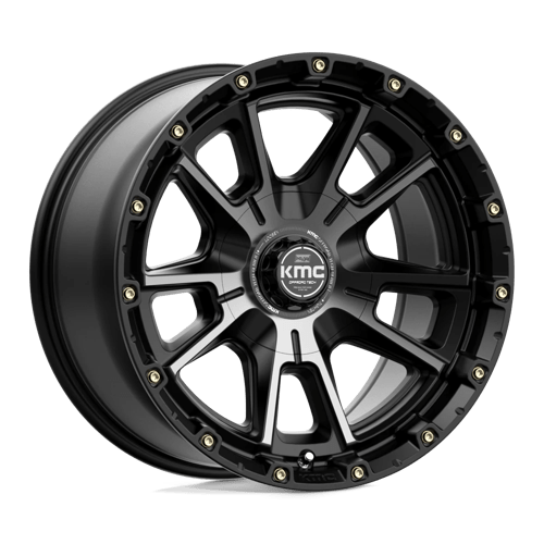 KMC KM10029035400 KM100 20X9 5X5.0/5.5 S-BLK GTCC 00MM - Truck Part Superstore