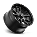 KMC KM10079067418 KM100 17X9 6X135/5.5 S-BLK GTCC 18MM - Truck Part Superstore