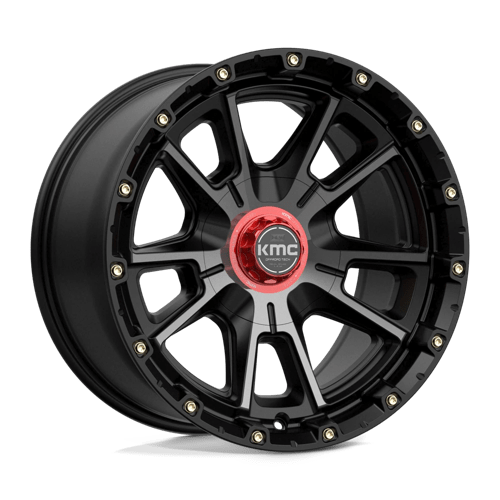 KMC KM10079067412N KM100 17X9 6X135/5.5 S-BLK GTCC -12MM - Truck Part Superstore