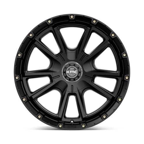 KMC KM10029067718 KM100 20X9 6X135/5.5 S-BLK 18MM - Truck Part Superstore