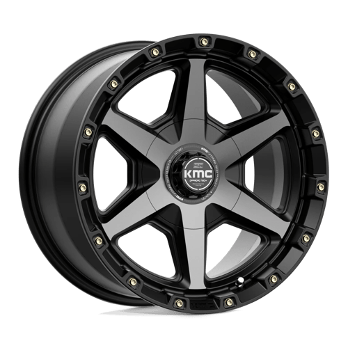 KMC KM10179070418 KM101 17X9 6X4.5/5.5 S-BLK GTCC 18MM - Truck Part Superstore