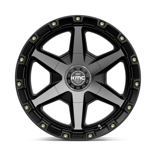 KMC KM10179070418 KM101 17X9 6X4.5/5.5 S-BLK GTCC 18MM - Truck Part Superstore