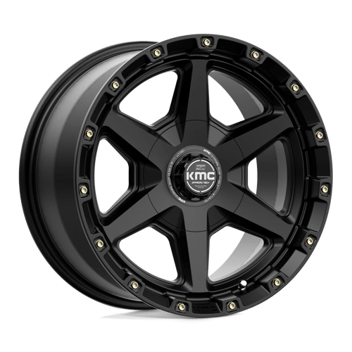 KMC KM10179078718 KM101 17X9 6X120/5.5 S-BLK 18MM - Truck Part Superstore