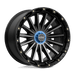 KMC KM10229067400 KM102 20X9 6X135/5.5 S-BLK GTCC 00MM - Truck Part Superstore