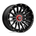 KMC KM10279035400 KM102 17X9 5X5.0/5.5 S-BLK GTCC 00MM - Truck Part Superstore