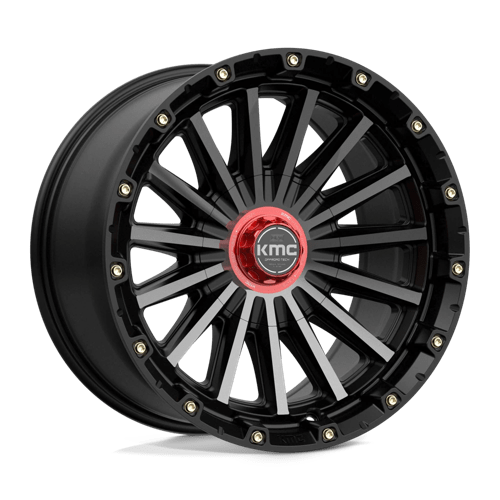 KMC KM10229067400 KM102 20X9 6X135/5.5 S-BLK GTCC 00MM - Truck Part Superstore