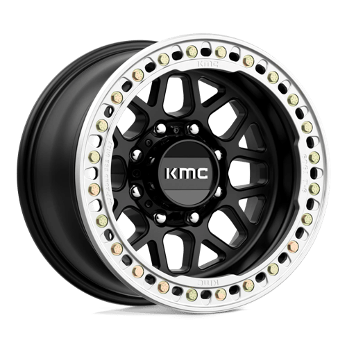 KMC KM23579080738N KM235 17X9 8X6.5 S-BLK -38MM - Truck Part Superstore
