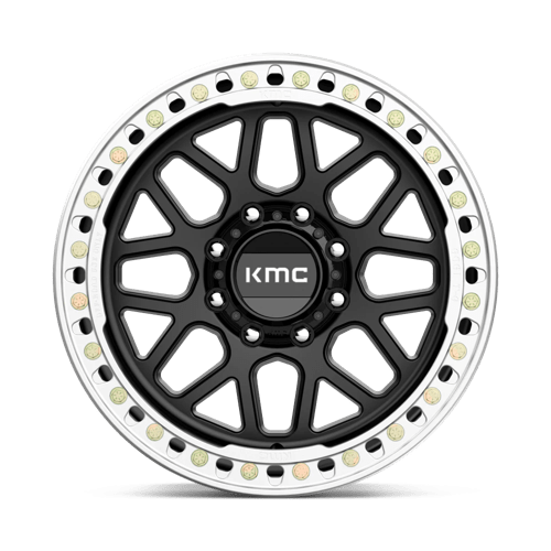 KMC KM23521080748N KM235 20X10 8X6.5 S-BLK -48MM - Truck Part Superstore