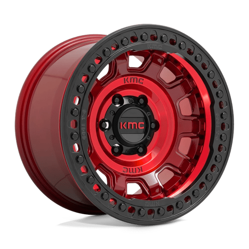 KMC KM23679087938N KM236 17X9 8X170 GL-RED -38MM - Truck Part Superstore