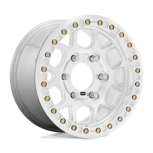 KMC KM44479085512N KM444 17X9 5X5.5 RAW MACH -12MM - Truck Part Superstore