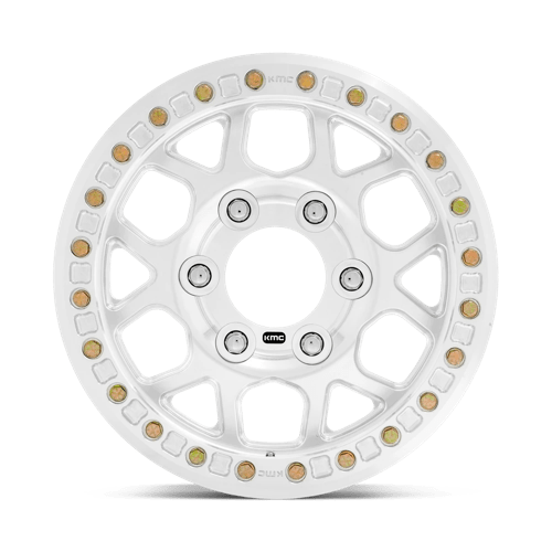 KMC KM44479085512N KM444 17X9 5X5.5 RAW MACH -12MM - Truck Part Superstore